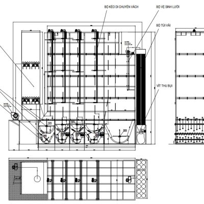 Bản vẽ chế tạo máy 1 buồng Lông vũ