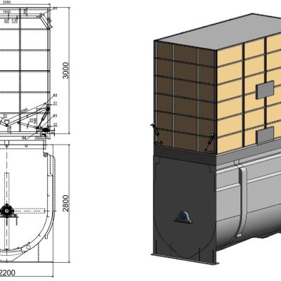 Bản vẽ chế tạo máy 1 buồng Lông vũ