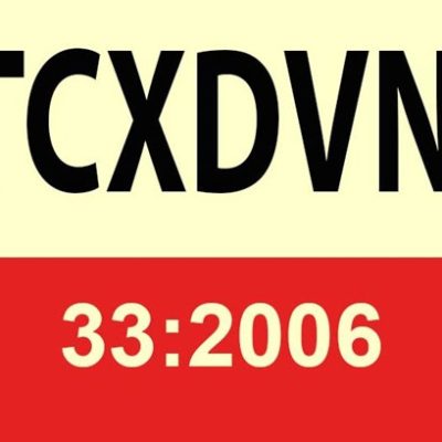 TCXDVN 33: 2006 Cấp nước – Mạng lưới đường ống và công trình – Tiêu chuẩn thiết kế