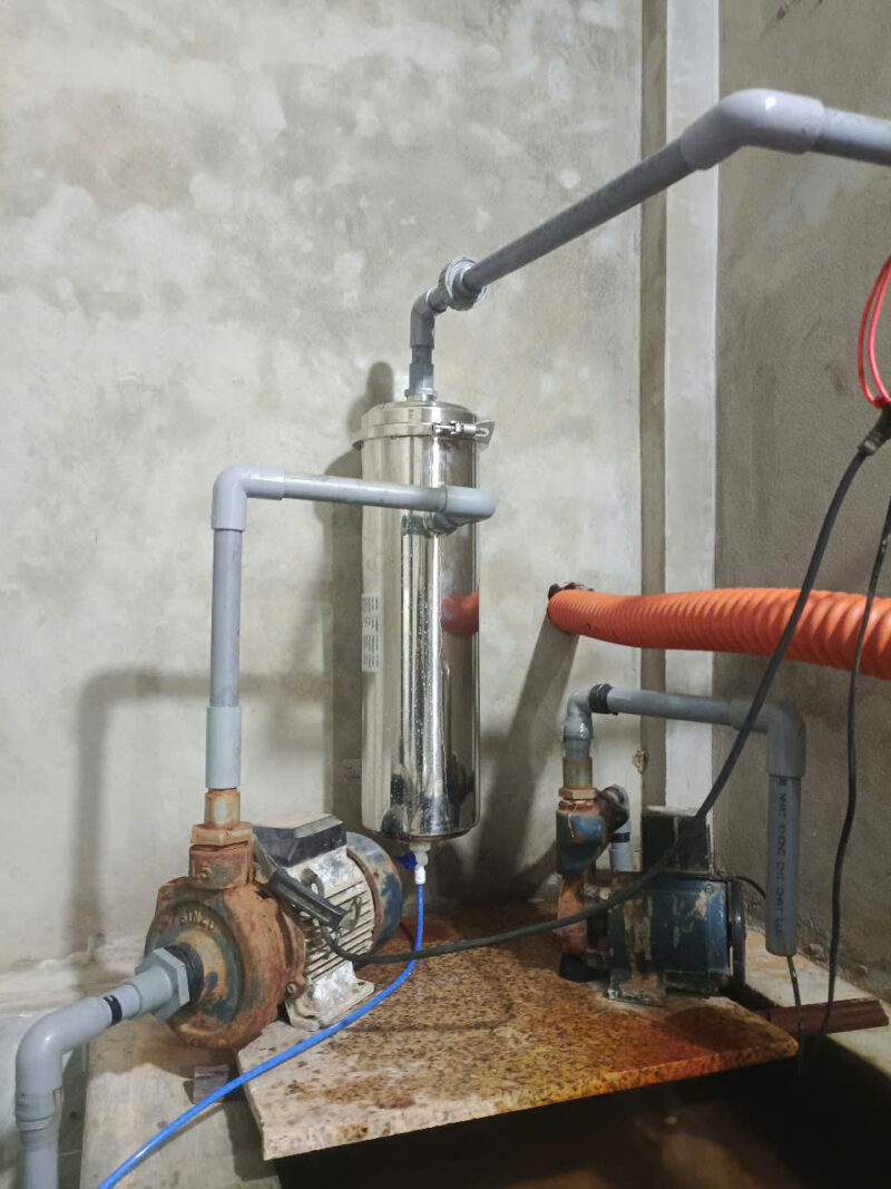 Bộ lọc UF5000 PVDF áp lực ngoài - Lọc tổng gia đình, lõi lọc tái sử dụng nhiều lần